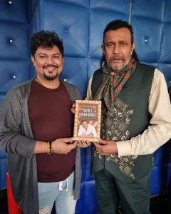 Ram Kamal Mukherjee with Mithun Chakraborty