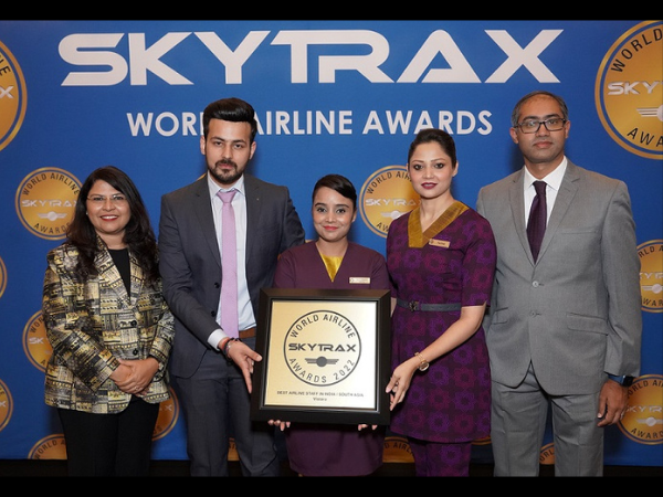 Rich haul for India's Vistara at 2022 World Airline Awards by Skytrax ...