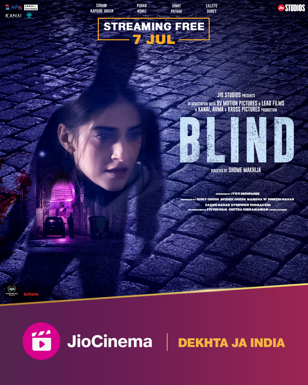 Sonam Kapoor’s comeback film ‘Blind’ to land on JioCinema