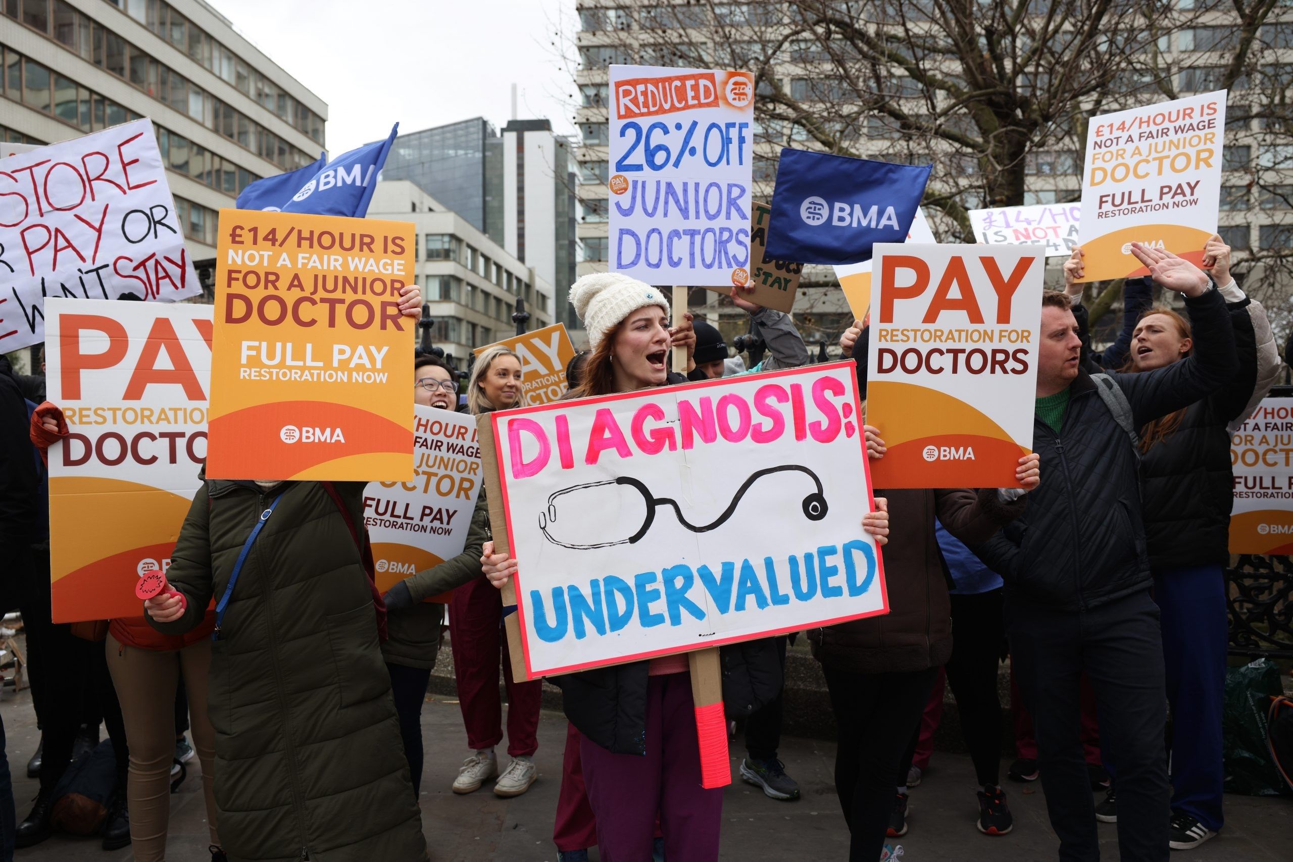 Top Doctor Warns More NHS Strikes Likely Due To Sunak's Stance On Pay ...