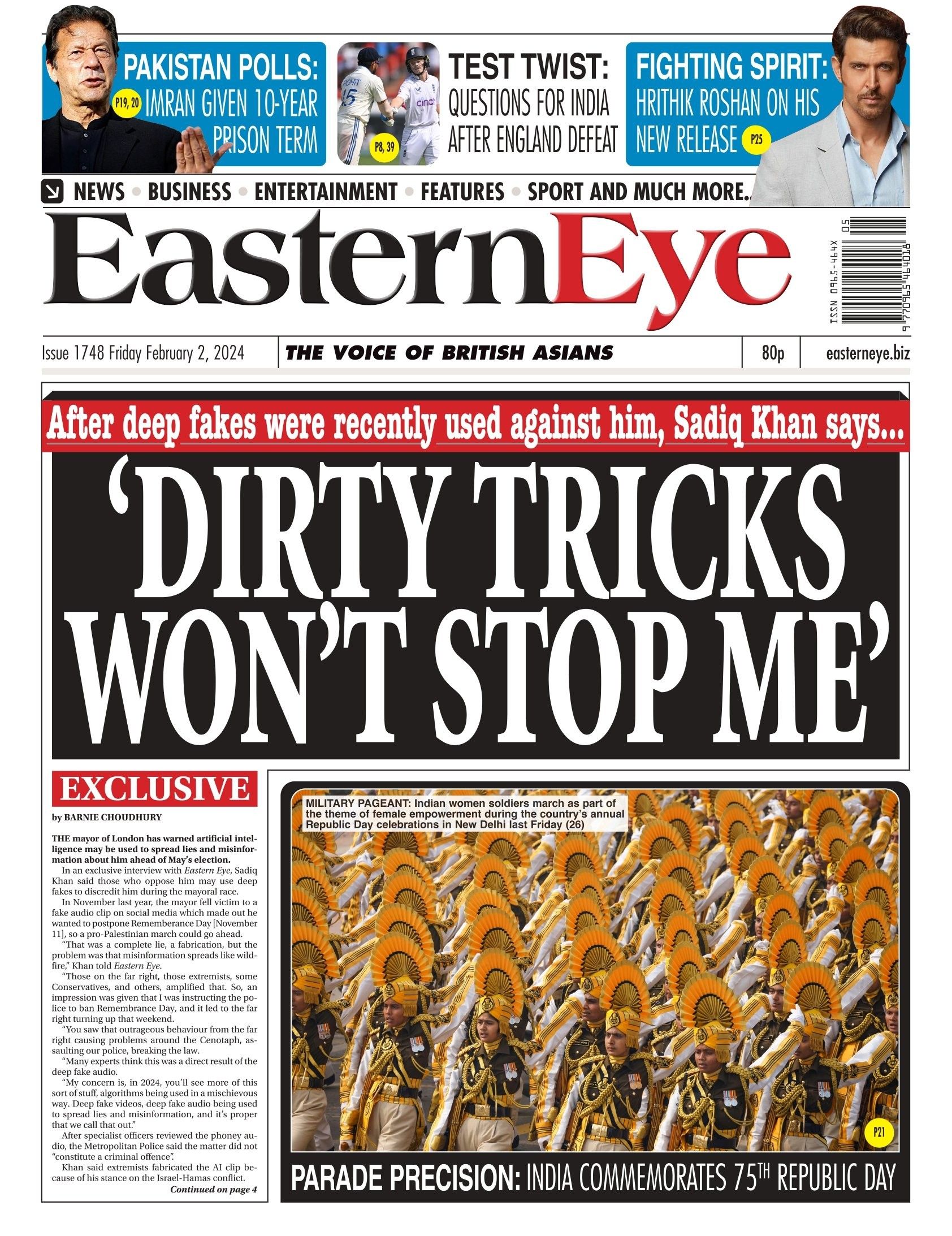 Eastern Eye's digital issue is here! Issue Number: 1748 Volume Number: 1748