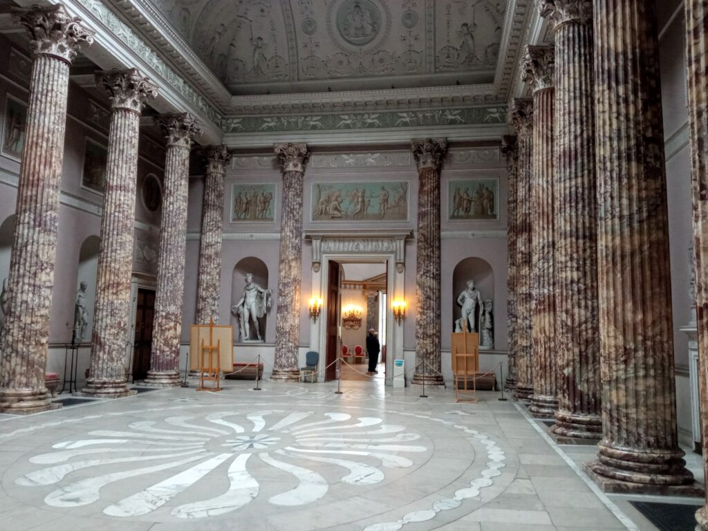 LEAD Inset 4 Kedleston Hall visit pic two marble columns 21 May 2024