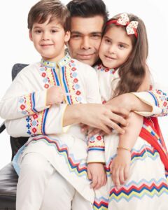 O Karan Johar and children bp
