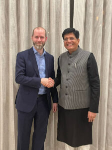 LEAD Jonathan Reynolds INSET 1 with Piyush Goyal