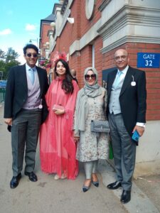 Lead Inset 2 Bestway Royal Ascot day pic five Haider Choudrey. X. X. Lord Zameer Choudrey 21 June 2024
