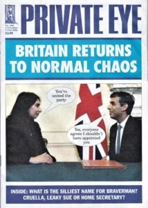 LEAD Amit 1 INSET Private Eye cover 6 November 2022