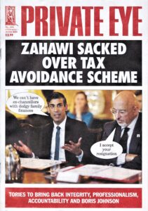 LEAD Amit 1 INSET Rishi Zahawi Private Eye cover 6 February 2023