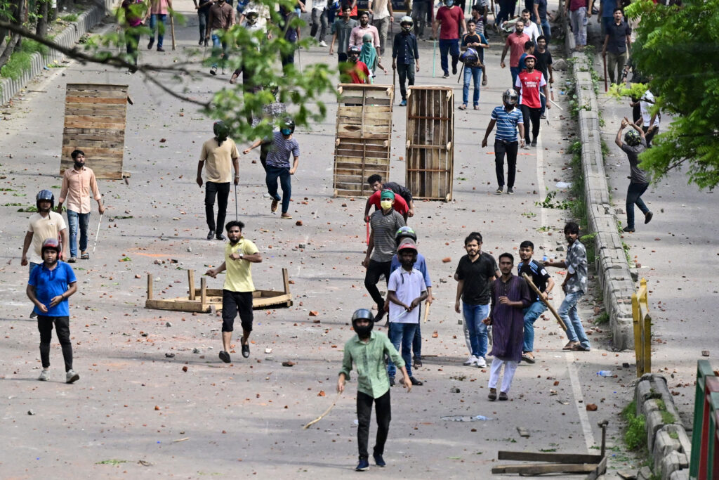 LEAD Dhaka INSET Protest GettyImages 2161631628