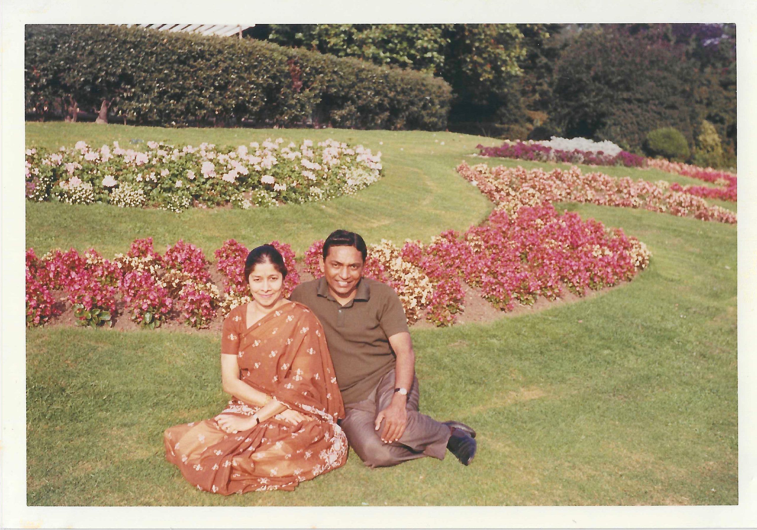 Kantibhai and his wife Ramilaben 