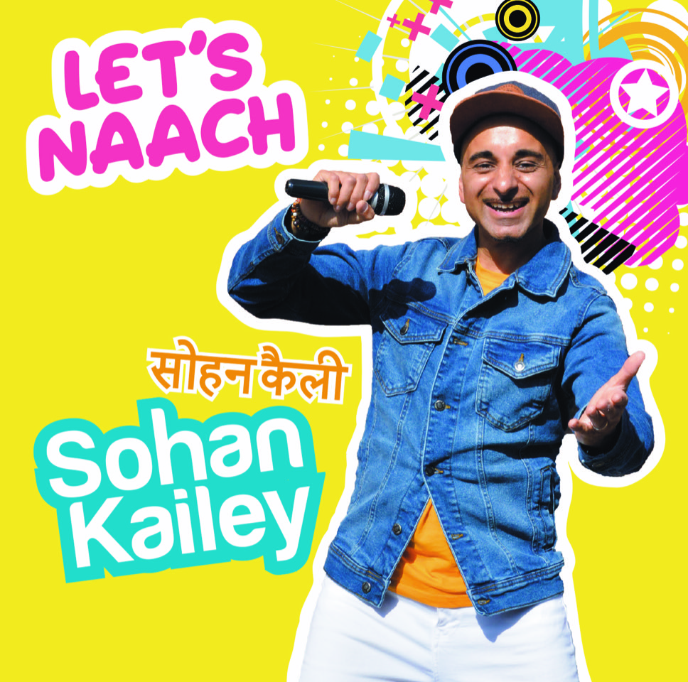 Cover image of his latest album, Let's Naach 