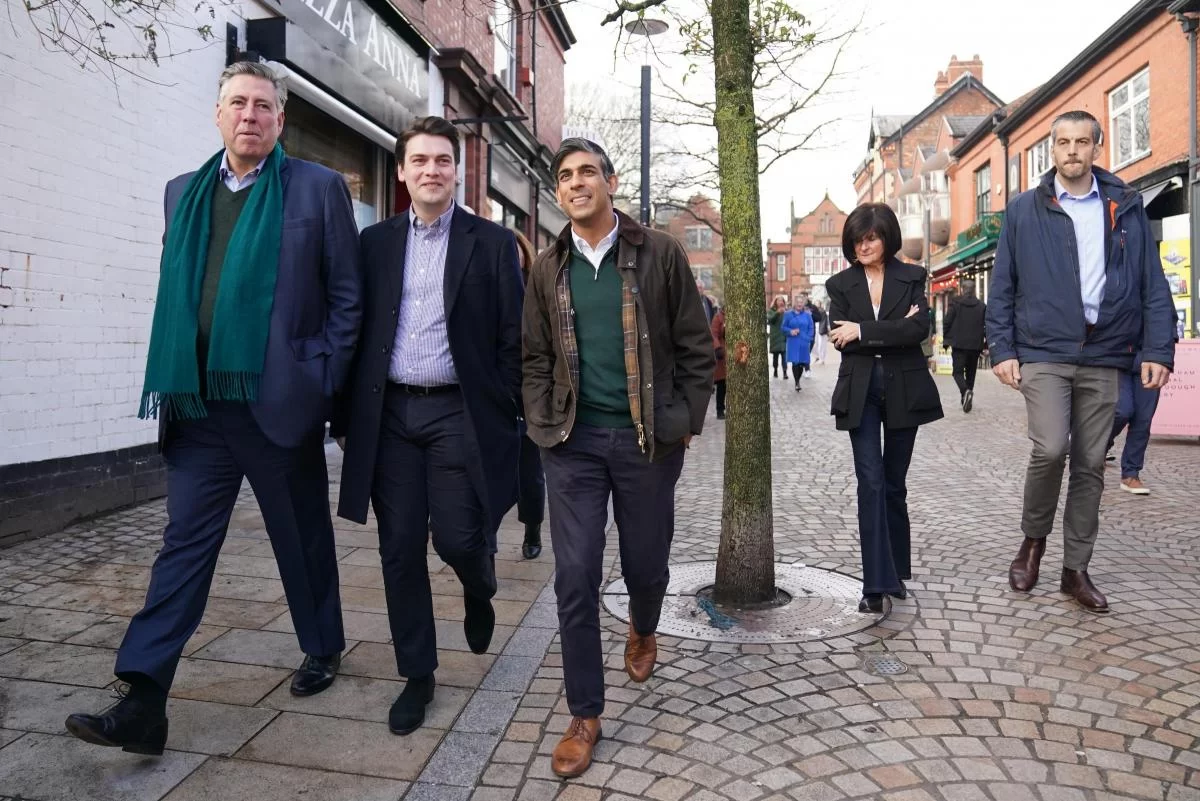 INSET Graham Brady with Rishi Sunak