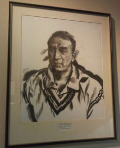 INSET Lords Long Room Diwali Sunil Gavaskar by Justin Mortimer 1997. 16 October 2024