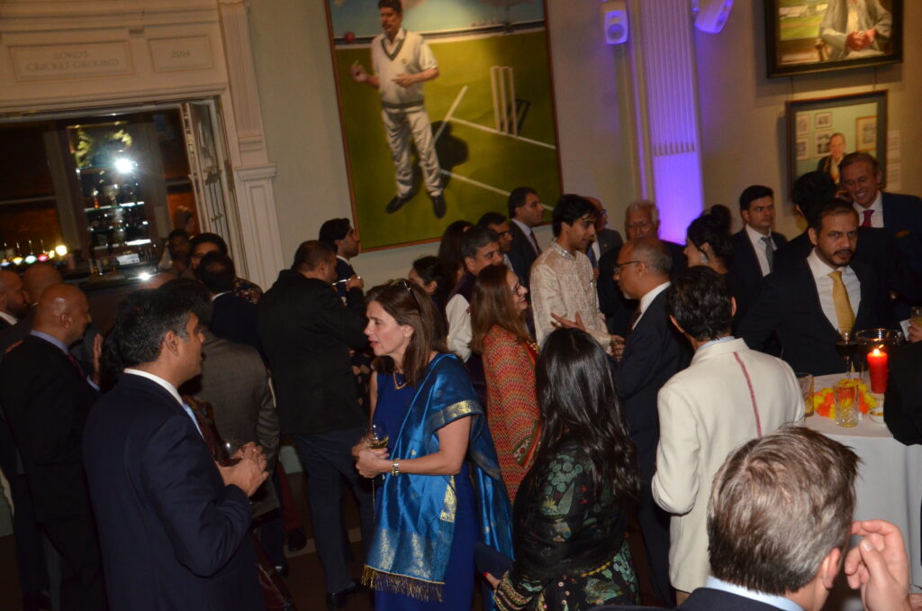 INSET Lords Long Room Diwali party in the Long Room credit Raj J Bakrania 16 October 2024