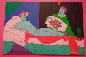 Michael Craig Martin pic 3 Manets Folies Bergere 23 September 2004